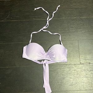 Strapless Purple Bikini